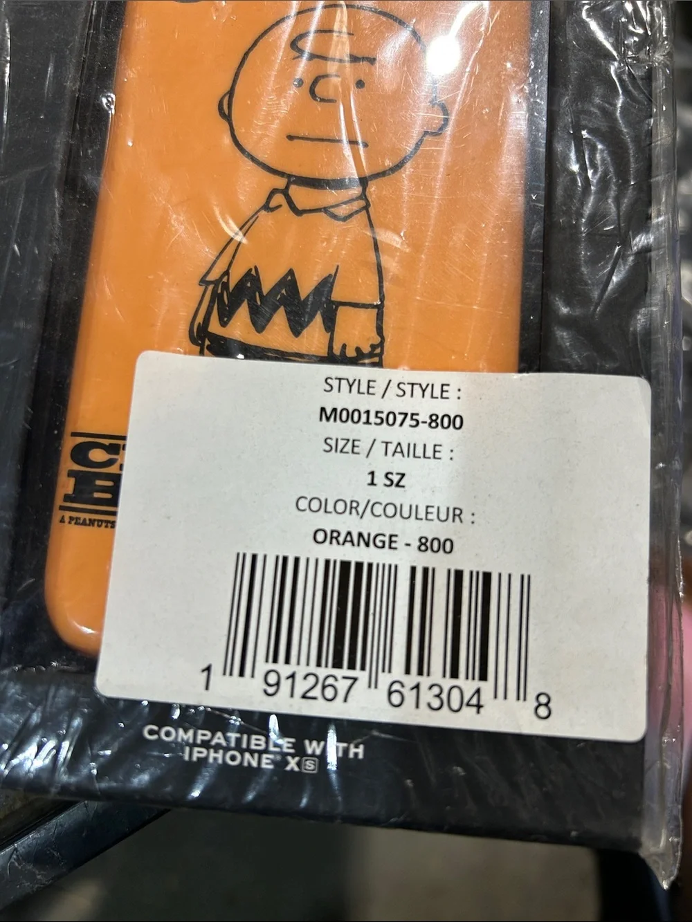Marc Jacobs Orange Charlie Brown iPhone XS  Case